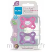 Mam Sucette Comfort Silicone +0 Mois Rose B/2 à Forbach
