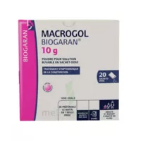 Macrogol Biogaran 10 G, Poudre Pour Solution Buvable En Sachet-dose à Forbach