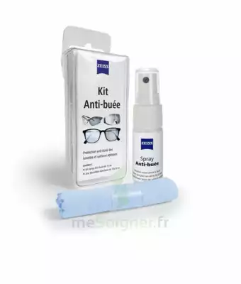 Zeiss Kit Spray Antibuée Fl/15ml + Tissu Microfibres à Forbach